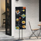 Cumpara ieftin Panouri pentru Targuri 2 buc. Negru 30 x 23,5 x 210 cm Otel