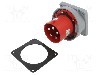 Conector alimentare AC, IEC 60309, IP67, 0,125kA, 400V AC, 5 pini, PCE - 745-6