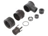 Conector Circular Mamă BINDER 13 Pini Seria 694/RD30 6A Argintat IP65