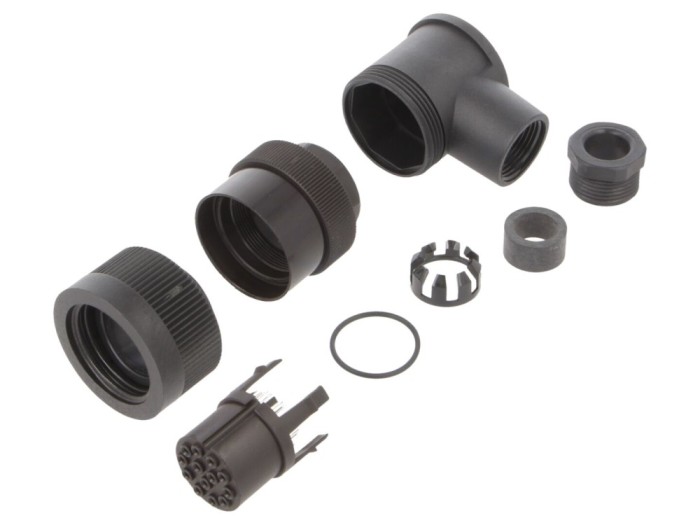 Conector mamă circular 13 pini 6A