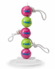 Jucarie minge cu franghie PlanetDog - Orbee Fetch (Culoare: Verde) foto