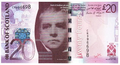 Scotia 20 Pounds P-126b UNC foto