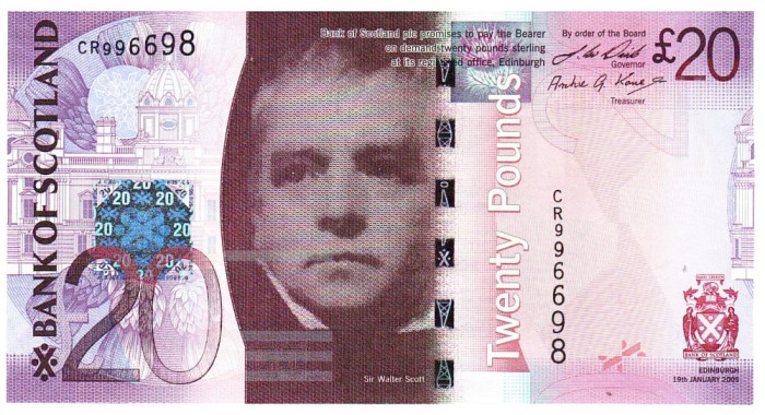 Scotia 20 Pounds P-126b UNC
