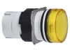 Lumina de control plata SCHNEIDER ELECTRIC Harmony XB6, montare &Oslash;16mm, frontala &Oslash;18mm, galbena, IP65