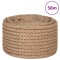 vidaXL Fr&acirc;nghie din iută 100% 20 mm 50 m