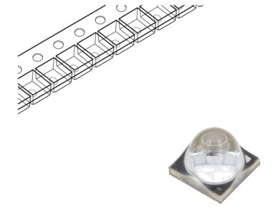LED UV 10W 385-390nm 2000mA 48&amp;deg; foto