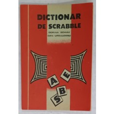 DICTIONAR DE SCRABBLE de DORINA SCHIAU si DAN URSEULEANU , , CUVINTE CU 2 , 3 , 4 LITERE , ANII &#039;80