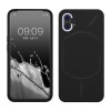 Husa kwmobile pentru Nothing Phone 1, Silicon, Negru, 59912.01