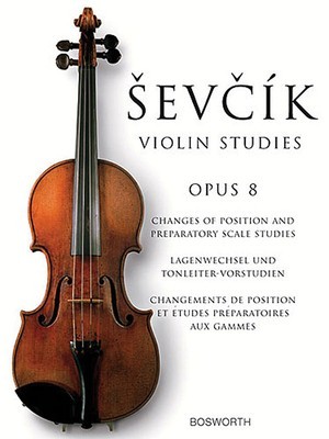 Sevcik Violin Studies: Opus 8: Changes of Position and Preparatory Scale Studies foto
