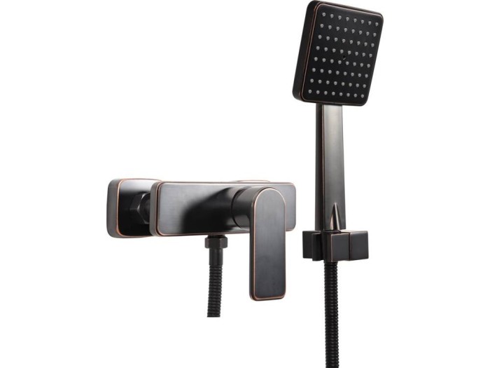 FALA Baterie dus + accesorii Retro Black 3
