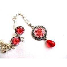 set colier si cercei cu cristale 33452