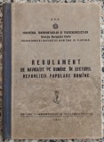 Regulament de navigatie pe Dunare in sectorul Republicii Populare Romine// 1961