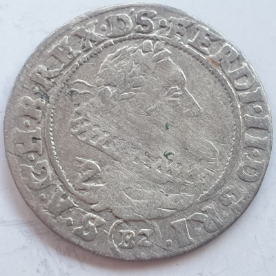 Silezia 3 kreuzer 1624 / BZ argint Ferdinand ll foto