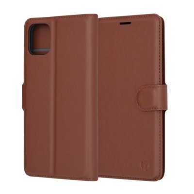 Husa pentru iPhone 11 - Techsuit Leather Folio - Brown foto