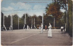 CP Lugoj Lugos Teren de tenis in parcul Erzsebet ND(1915) foto