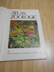 ATLAS ZOOLOGIC - 1983 VEZI POZE ,COPERTI CARTONATE.-FACTURA foto