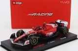 Model Scuderia Ferrari SF-23 BBurago #55 Sainz Las Vegas 2023 1:43 Signature - 1:43 ( lungime 10 cm )