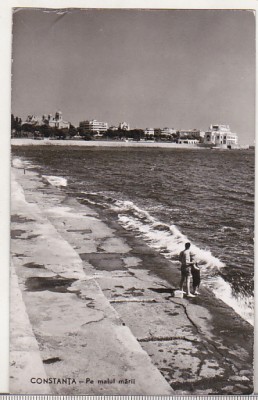 bnk cp Constanta - Pe malul marii - circulata foto