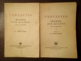 Cervantes - Iscusitul Don Quijote de la Mancha (2 vol.; trad. Popescu-Telega; 1944-1945) (vezi descriere)