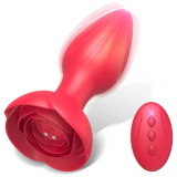 Vibrator Rose Base Red