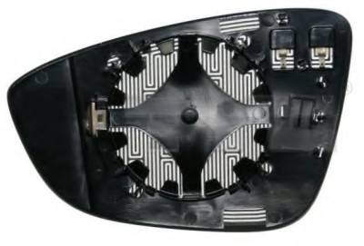 Sticla oglinda, oglinda retrovizoare exterioara VW EOS (1F7, 1F8) (2006 - 2016) TYC 337-0212-1 foto