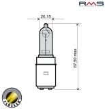 Bec far 12V 35/35W Ba20d tip halogen (Flosser)