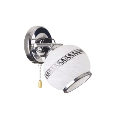 Aplica de perete Klausen Flood ap1, 1XE27, inox, metal, H17cm, intrerupator pe fir foto