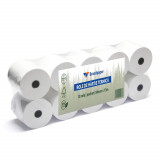 Cumpara ieftin Set 10 Role Termice ROLLIS, 80mm x 15m, Hartie Termica 48 g/m&sup2; fara Bisfenol A (BPA), Tub 12 mm