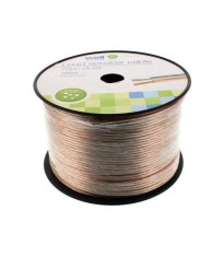 Cablu difuzor transparent 2x2mm CCA Well LSP-CCA2.00TT-100-WL foto
