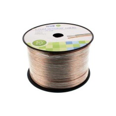 Cablu difuzor transparent 2x2mm CCA Well LSP-CCA2.00TT-100-WL