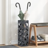 vidaXL Suport de umbrele Antracit Metal Mediu Durabil