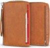 Portofel documente Navaris, 22.5x15.5x2.5 cm, curea detasabila, maro, NAV0000202R001C