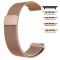 Curea tip Milanese Loop, compatibila Apple Watch 10, 42mm, Rose Gold, Size S