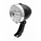 FAR BICICLETA RETRO BATERII 70 MM 3 LED NEGRU