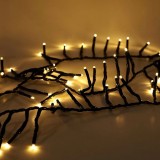 Instalatie liniara luminoasa, 500LED, 50 metri, alb cald