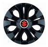 Set 4 Capace Roti Top Negru R15, Compatibil Cu Suzuki, Autohelix MSA