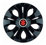 Cumpara ieftin Set 4 Capace Roti Top Negru R14, Compatibil Cu Suzuki, Autohelix MSA
