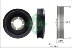 INA 544 0123 10 Fulie curea, arbore cotit