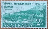 COLONII-BRITAN.-"AUSTRALIA-1951-150ANI -COLONIZAREA -TASMANIEI''-Serie 1val. -Yv.205=10e-stamp-Vezi-Scan