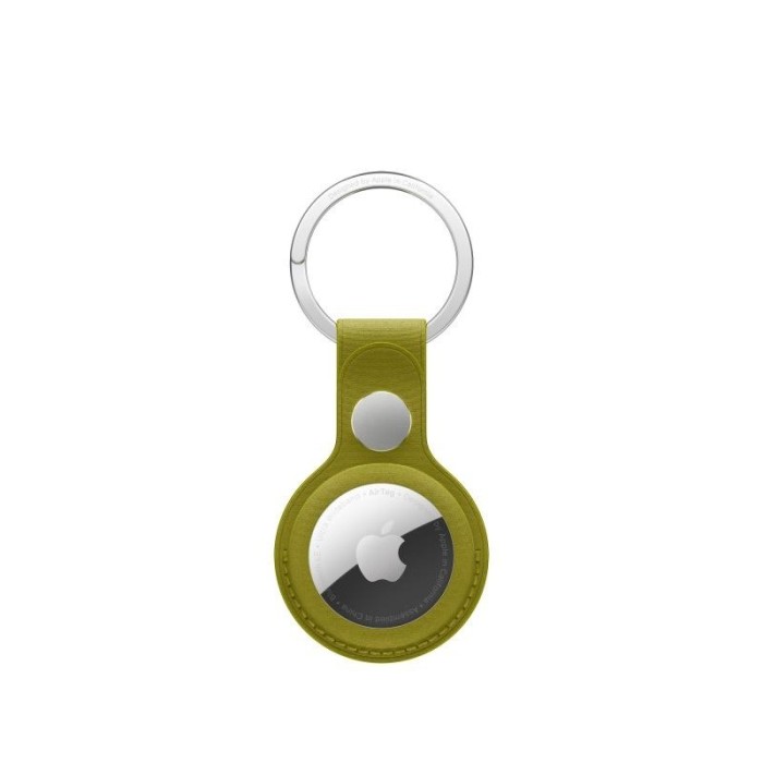 AIRTAG FINEWOVEN KEY RING CHARTREUSE-ZML
