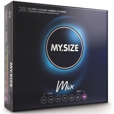 MY SIZE - MIX CONDOMS 69 MM 28 UNITS foto