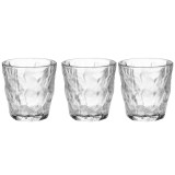 Set 3 Pahare din sticla, 260 ml, 8x9 cm, ATU-084866, Oem