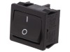 &Icirc;ntrerupător Basculant DPST ON-OFF 12A/250V Negru IP40
