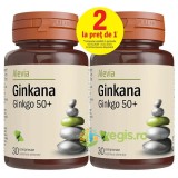 Pachet Ginkana Ginkgo 50 Plus 30cpr+30cpr