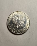 Polonia 100000 Zloti Zlotych 1990 UNC