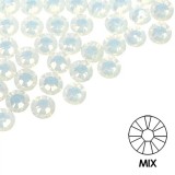 Pietre decorative pentru unghii - MIX - alb, 50buc, INGINAILS