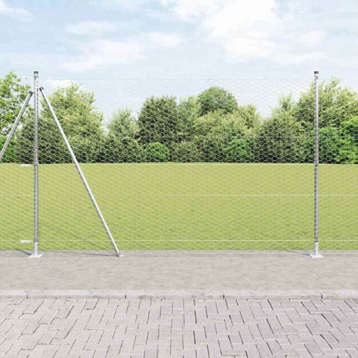Gard Hexagonal 1.4x25 m Oțel Zincat