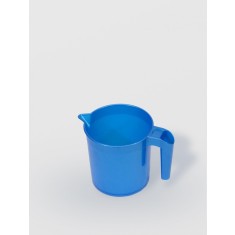 Cana pentru apa cu maner, plastic, STERK, 1.25L, 19x13 cm, diverse culori