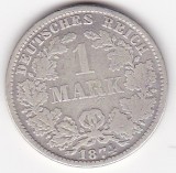 Germania 1 Mark Marca 1874 Wilhelm I type 1 large shield small eagle litera E