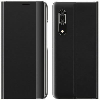 Husa Plastic - Textil OEM New Sleep Case pentru Samsung Galaxy A72 5G A725, Cu Suport, Neagra foto